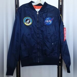 Snipper NASA Bomber Jacket Size XL Youth (NWOTS)